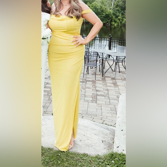 Staud Maxi Storm Gown in yellow size XL - Picture 9 of 9